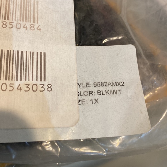 Rhonda Shear size 1X Strapless Bra New With Tags black only - Picture 4 of 6